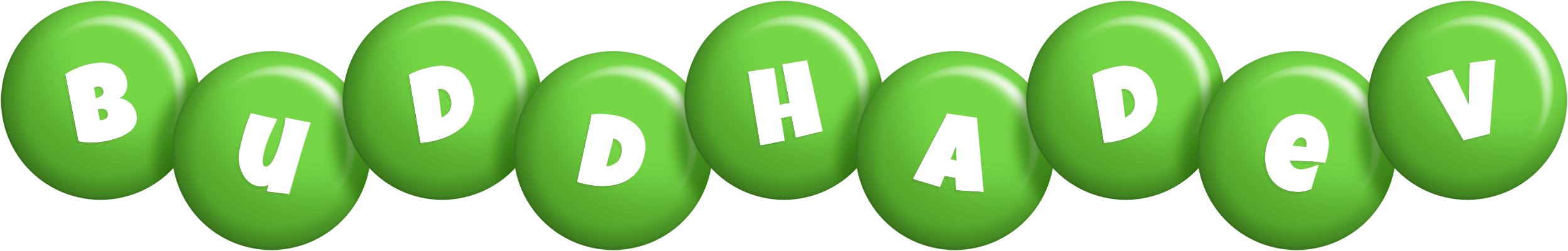 Buddhadev candy-green logo