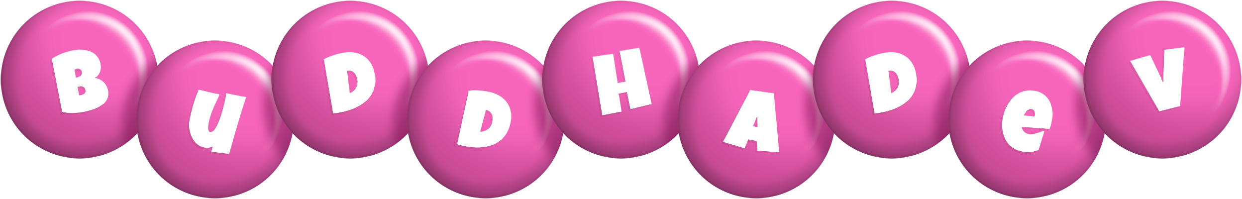Buddhadev candy-pink logo