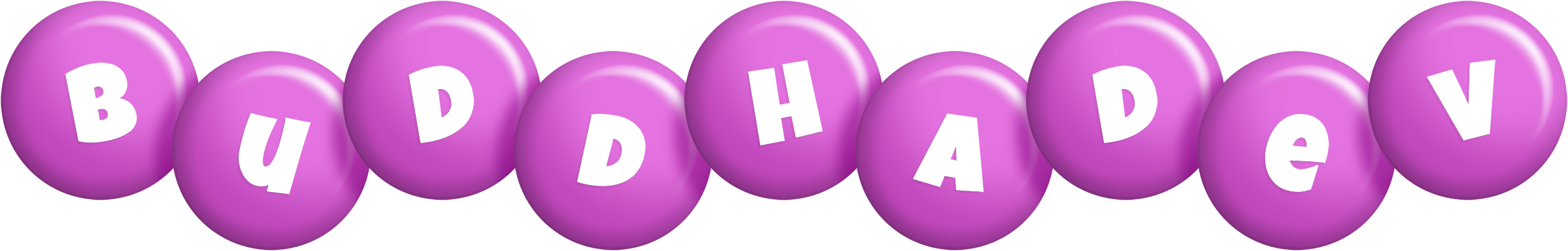 Buddhadev candy-purple logo