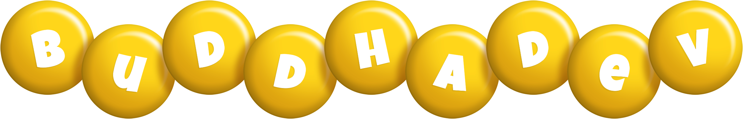 Buddhadev candy-yellow logo