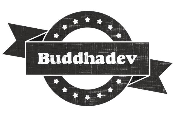Buddhadev grunge logo