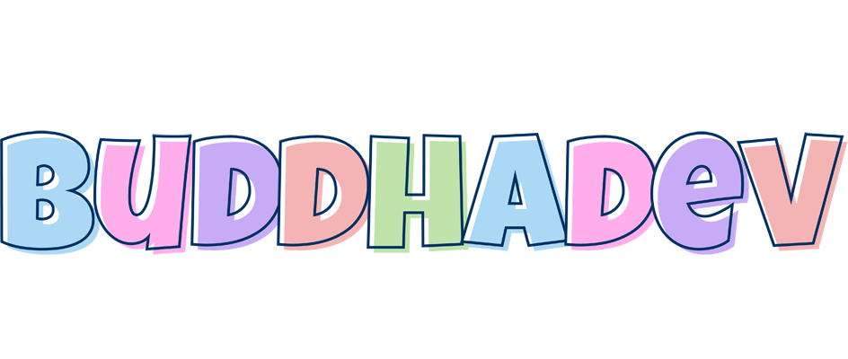 Buddhadev pastel logo