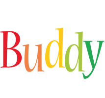 Buddy birthday logo