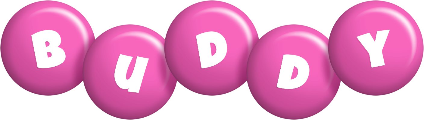 Buddy candy-pink logo