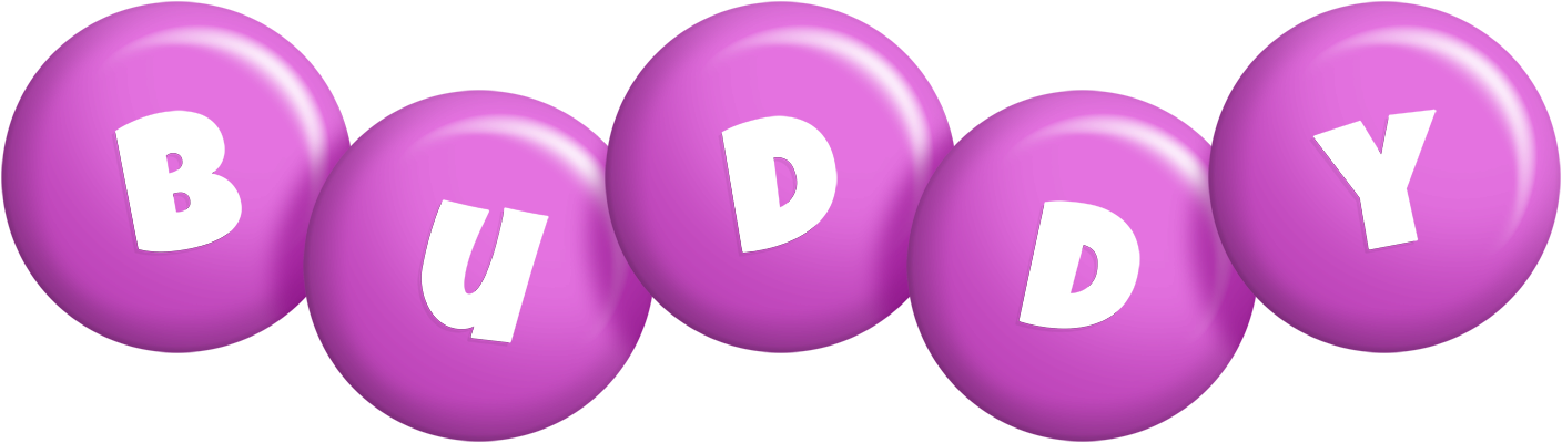 Buddy candy-purple logo