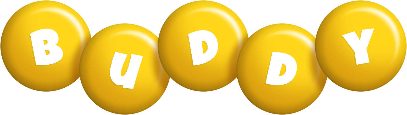 Buddy candy-yellow logo