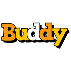 Buddy cartoon logo