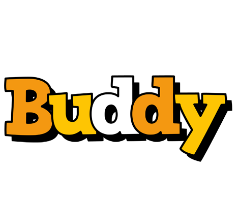 Buddy cartoon logo