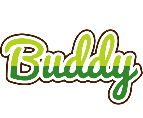 Buddy golfing logo