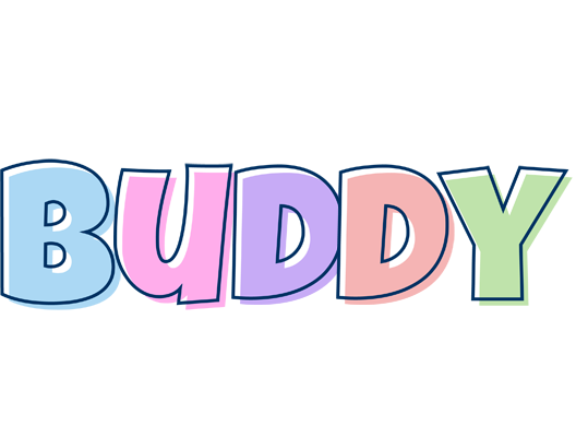 Buddy pastel logo