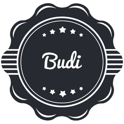 Budi badge logo