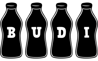 Budi bottle logo