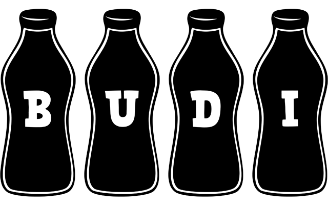 Budi bottle logo
