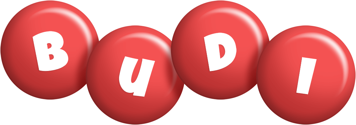 Budi candy-red logo