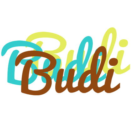 Budi cupcake logo