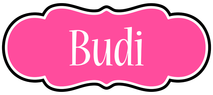 Budi invitation logo