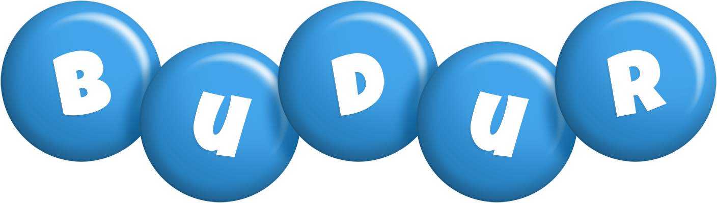 Budur candy-blue logo