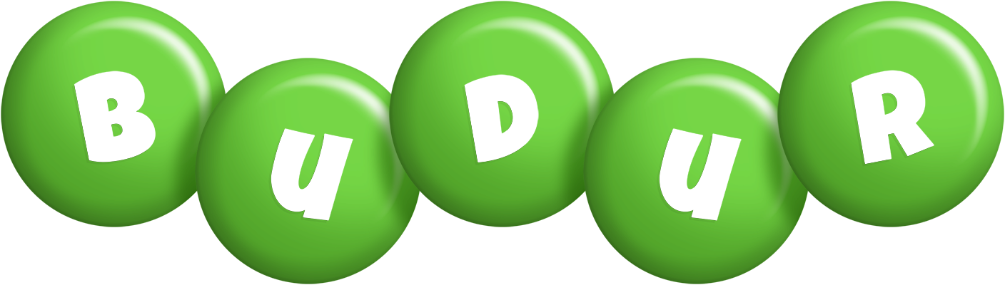 Budur candy-green logo