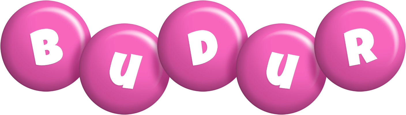 Budur candy-pink logo