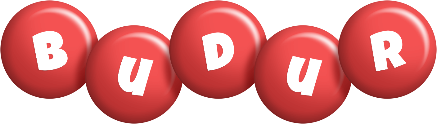 Budur candy-red logo