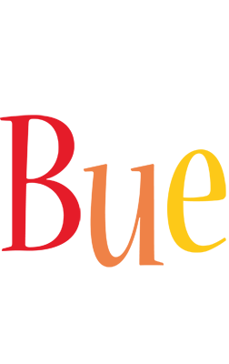 Bue birthday logo