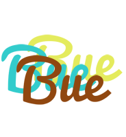 Bue cupcake logo