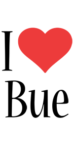 Bue i-love logo