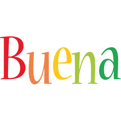 Buena birthday logo