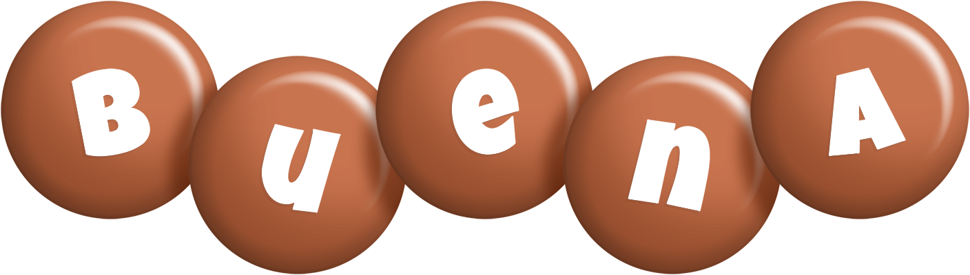 Buena candy-brown logo
