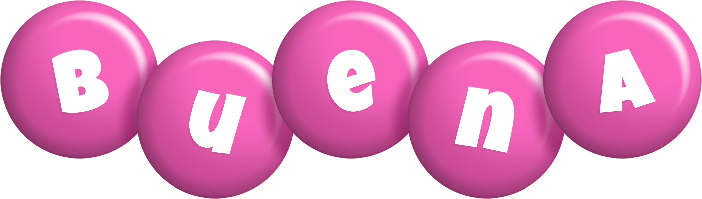 Buena candy-pink logo