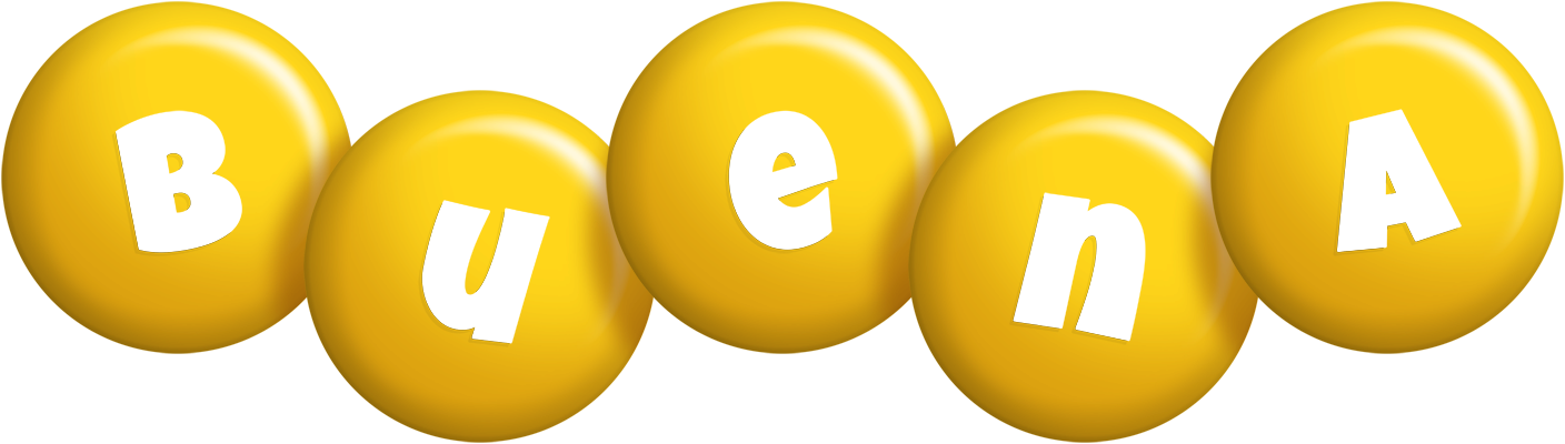 Buena candy-yellow logo