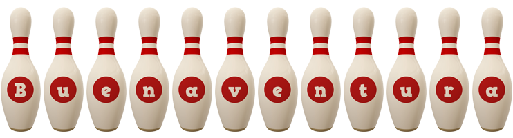 Buenaventura bowling-pin logo