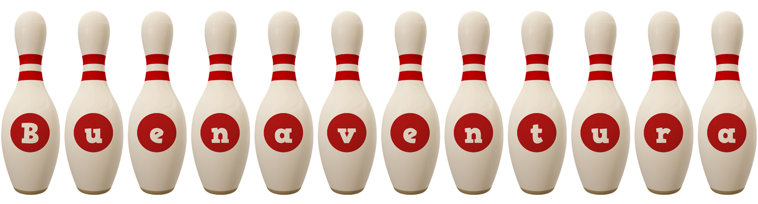 Buenaventura bowling-pin logo
