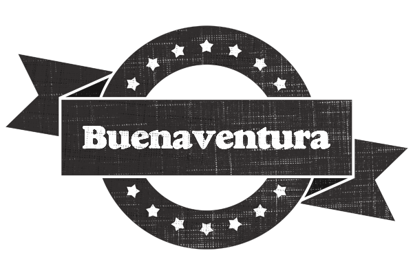 Buenaventura grunge logo
