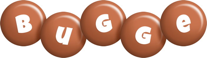 Bugge candy-brown logo