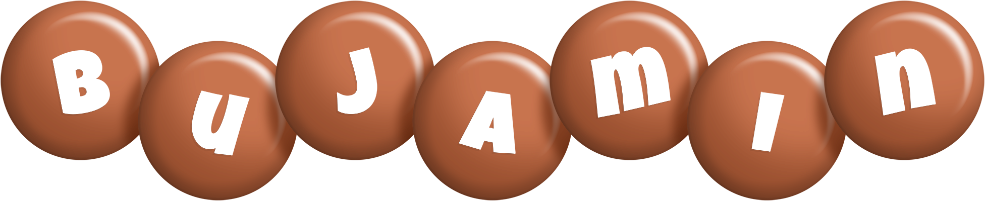 Bujamin candy-brown logo
