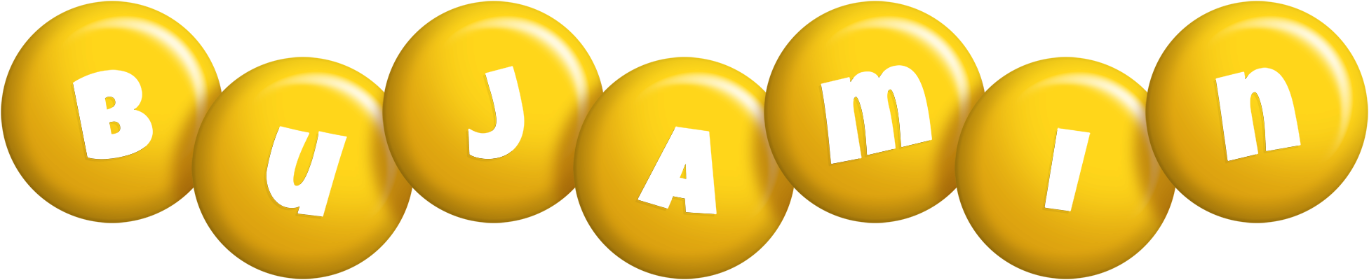 Bujamin candy-yellow logo