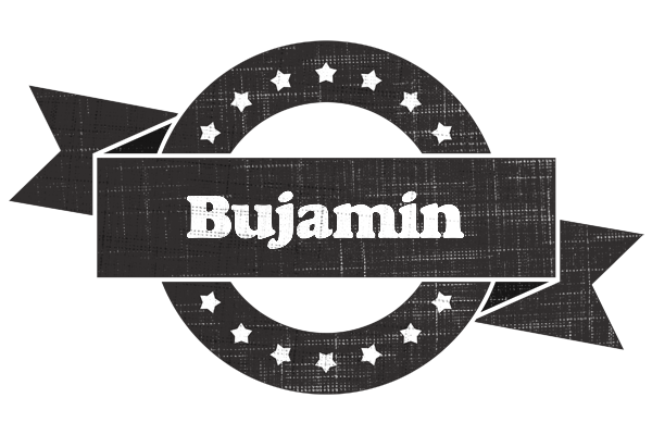 Bujamin grunge logo