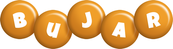 Bujar candy-orange logo