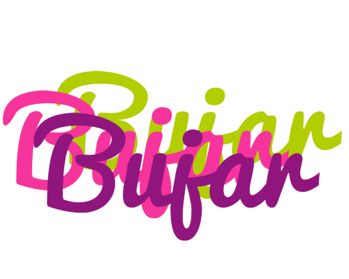 Bujar flowers logo