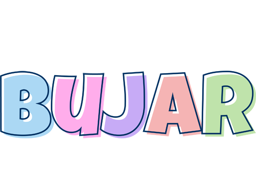 Bujar pastel logo