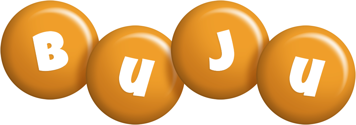 Buju candy-orange logo