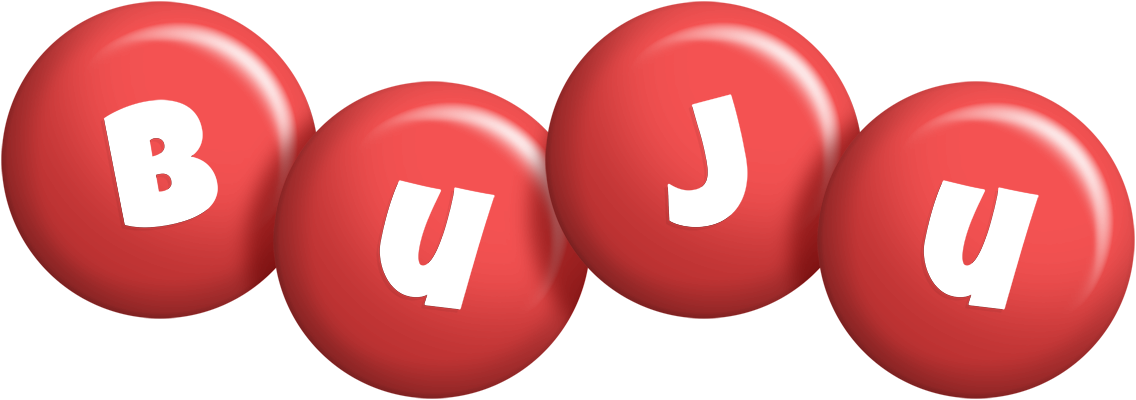 Buju candy-red logo