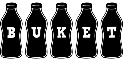 Buket bottle logo