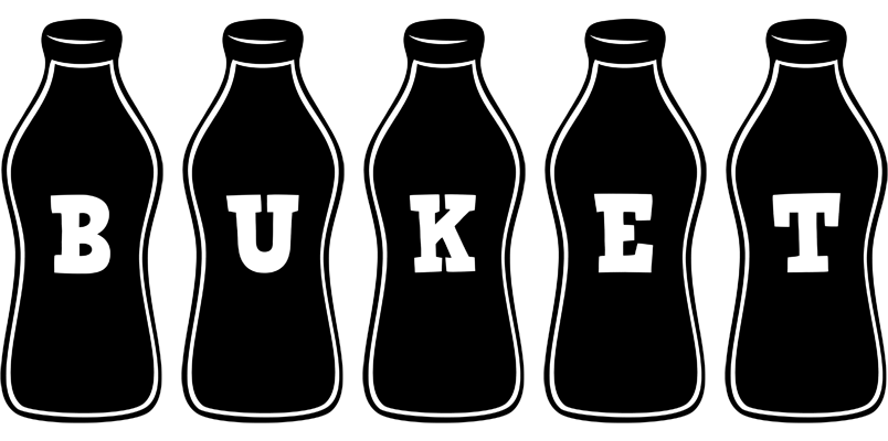 Buket bottle logo