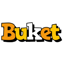 Buket cartoon logo