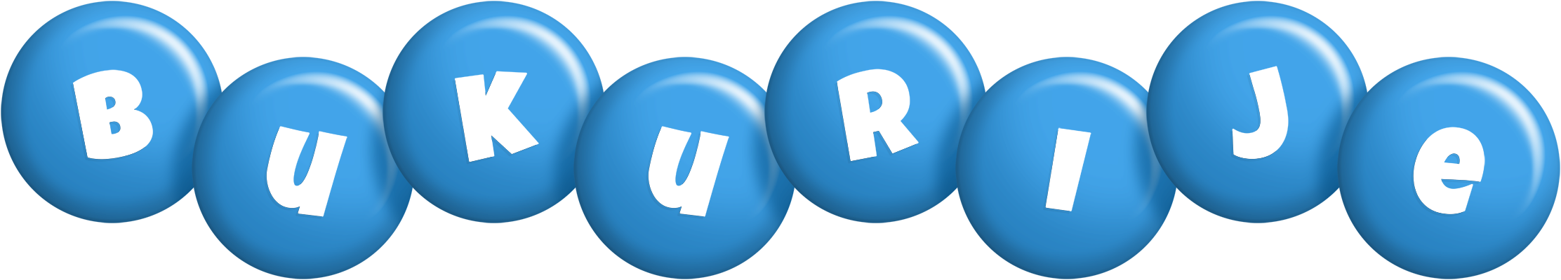 Bukurije candy-blue logo