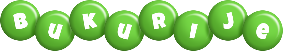 Bukurije candy-green logo