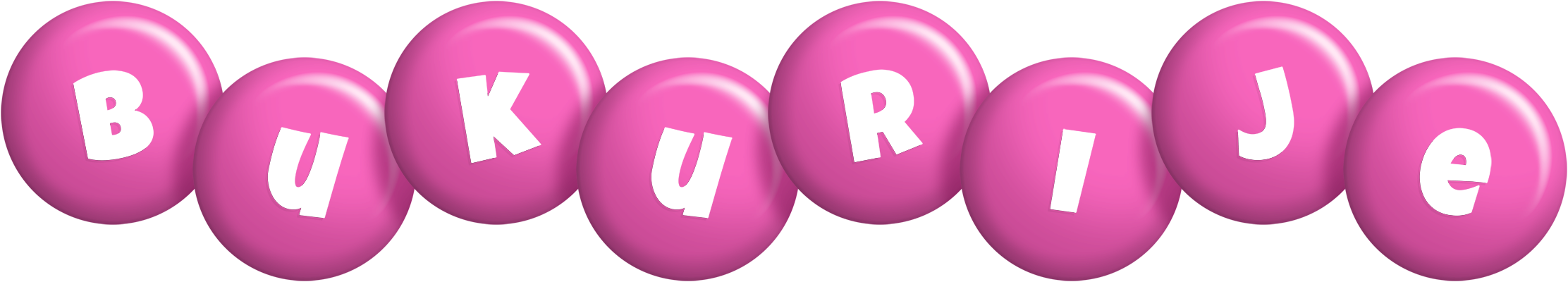 Bukurije candy-pink logo