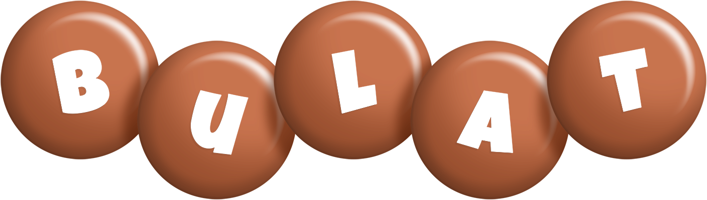 Bulat candy-brown logo